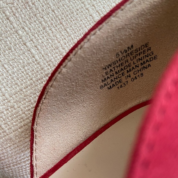 New! Nine West wine suede red flats - Picture 5 of 5